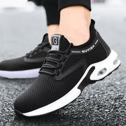 Black Sneakers For Gym Travel Work Casual Tennis Running Shoes