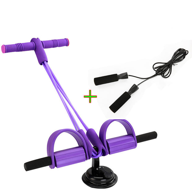 Pedal Resistance Band Fitness Sit Up Pull Rope