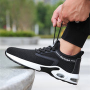 Black Sneakers For Gym Travel Work Casual Tennis Running Shoes