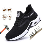Black Sneakers For Gym Travel Work Casual Tennis Running Shoes