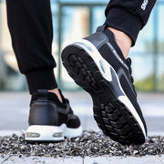 Black Sneakers For Gym Travel Work Casual Tennis Running Shoes