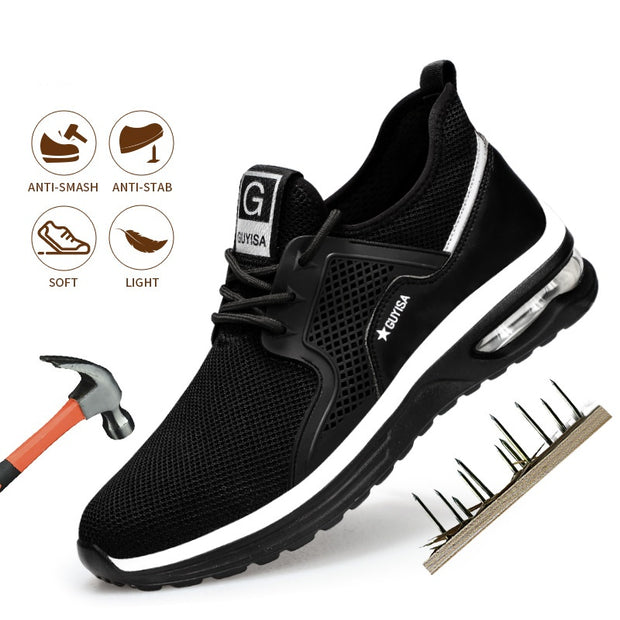 Black Sneakers For Gym Travel Work Casual Tennis Running Shoes