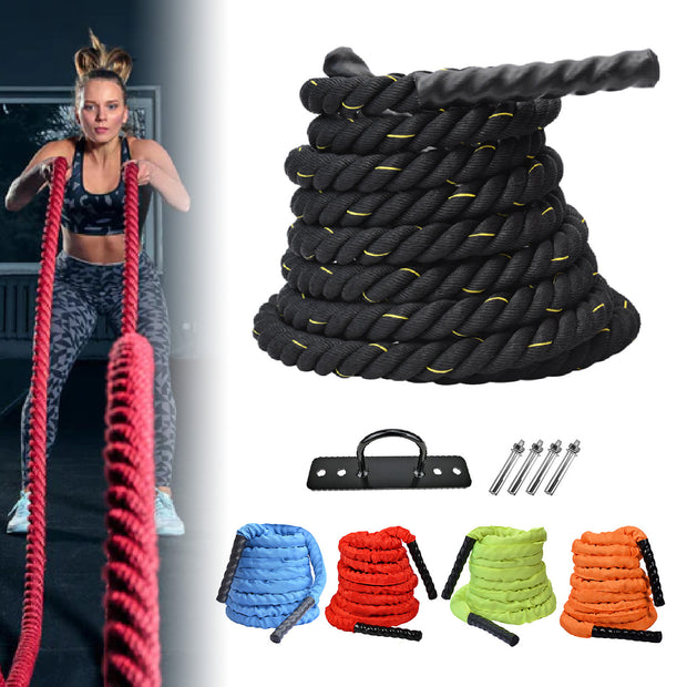 Heavy Duty Battle Rope Tensile Resistant Flexible